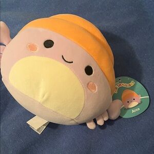 Squishmallows Arco Plush with Orange and Pink